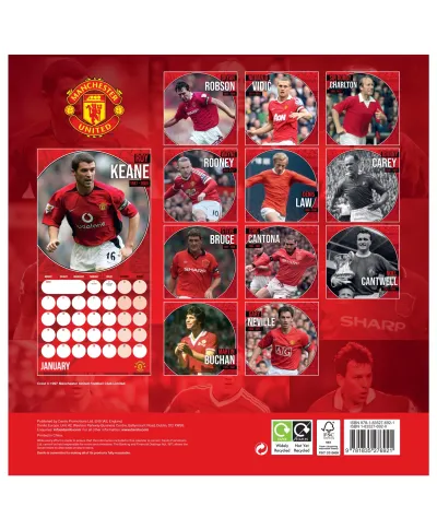 Manchester United FC Legends - kalendarz 2026