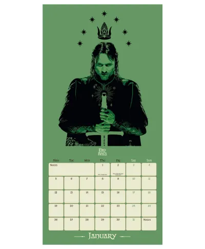 Lord Of The Rings - kalendarz 2026