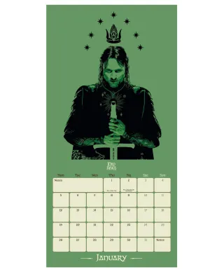 Lord Of The Rings - kalendarz 2026