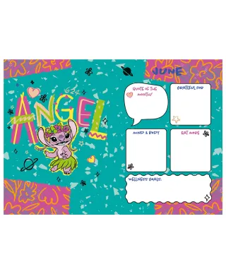 Stitch - kalendarz książkowy A5 2026