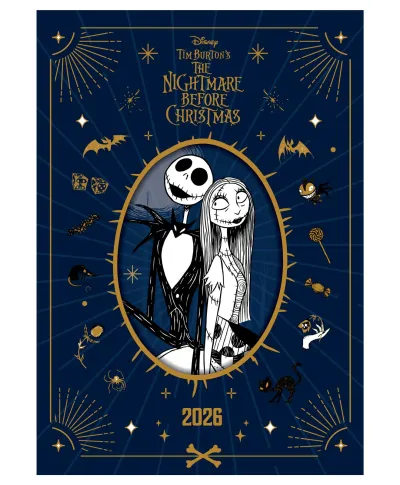 The Nightmare Before Christmas - kalendarz książkowy A5 2026
