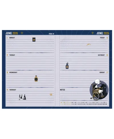 The Nightmare Before Christmas - kalendarz książkowy A5 2026