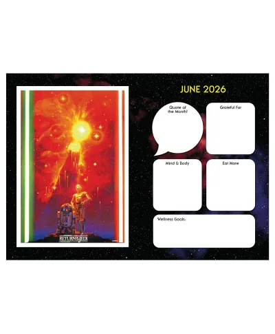 Star Wars - kalendarz książkowy A5 2026