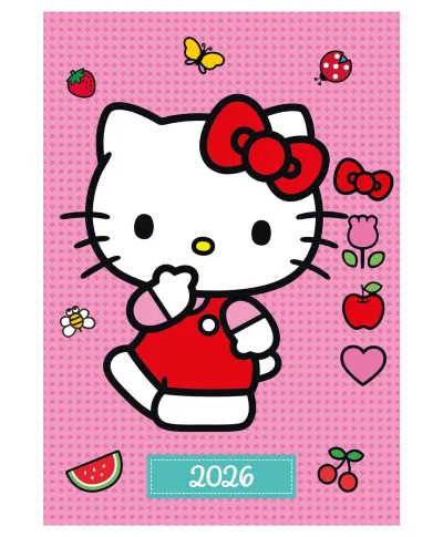 Hello Kitty - kalendarz książkowy A5 2026