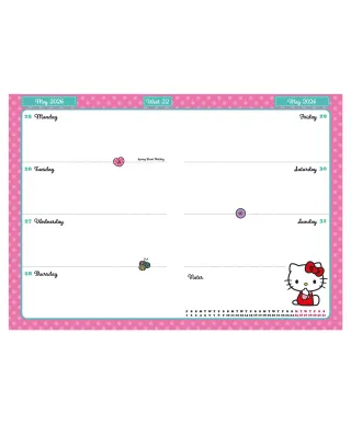 Hello Kitty - kalendarz książkowy A5 2026