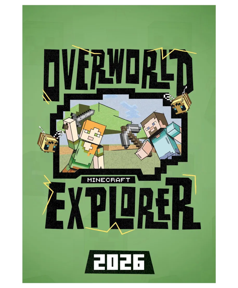 Minecraft - kalendarz książkowy A5 2026