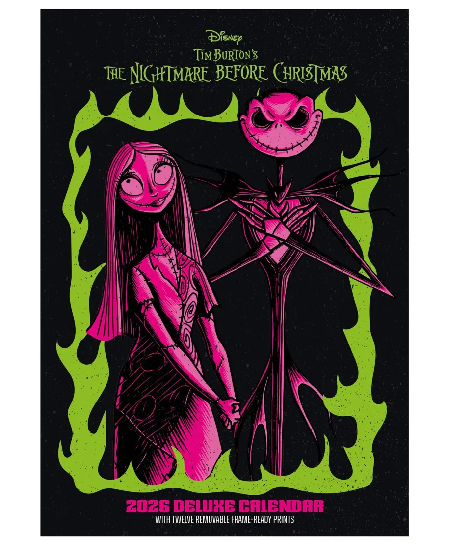 The Nightmare Before Christmas - kalendarz A3 na 2026 rok