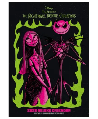 The Nightmare Before Christmas - kalendarz A3 na 2026 rok