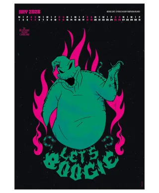 The Nightmare Before Christmas - kalendarz A3 na 2026 rok