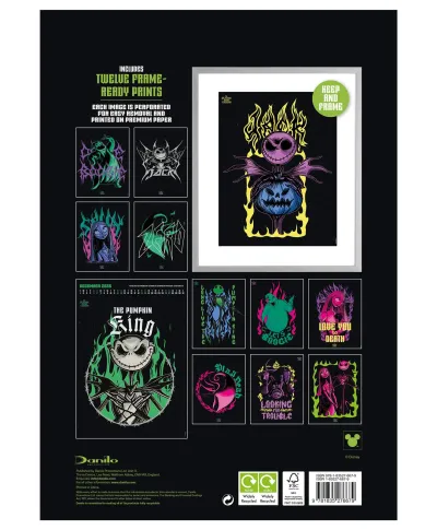 The Nightmare Before Christmas - kalendarz A3 na 2026 rok