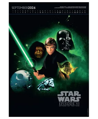 Star Wars Gwiezdne Wojny - kalendarz A3 na 2026 rok