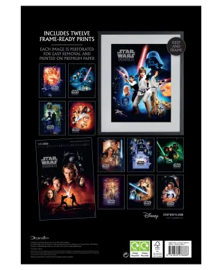 Star Wars Gwiezdne Wojny - kalendarz A3 na 2026 rok