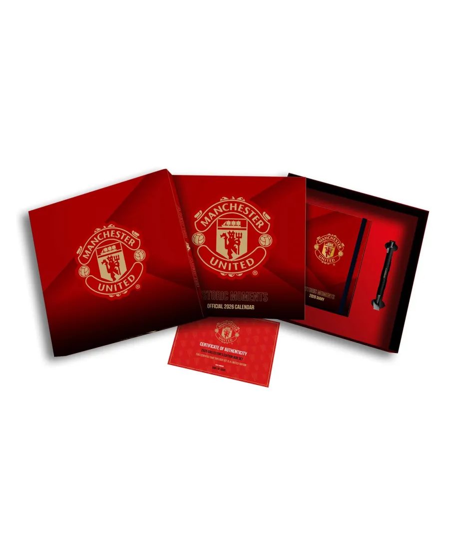 Manchester United FC - zestaw na prezent długopis, kalendarz, pamiętnik 2026