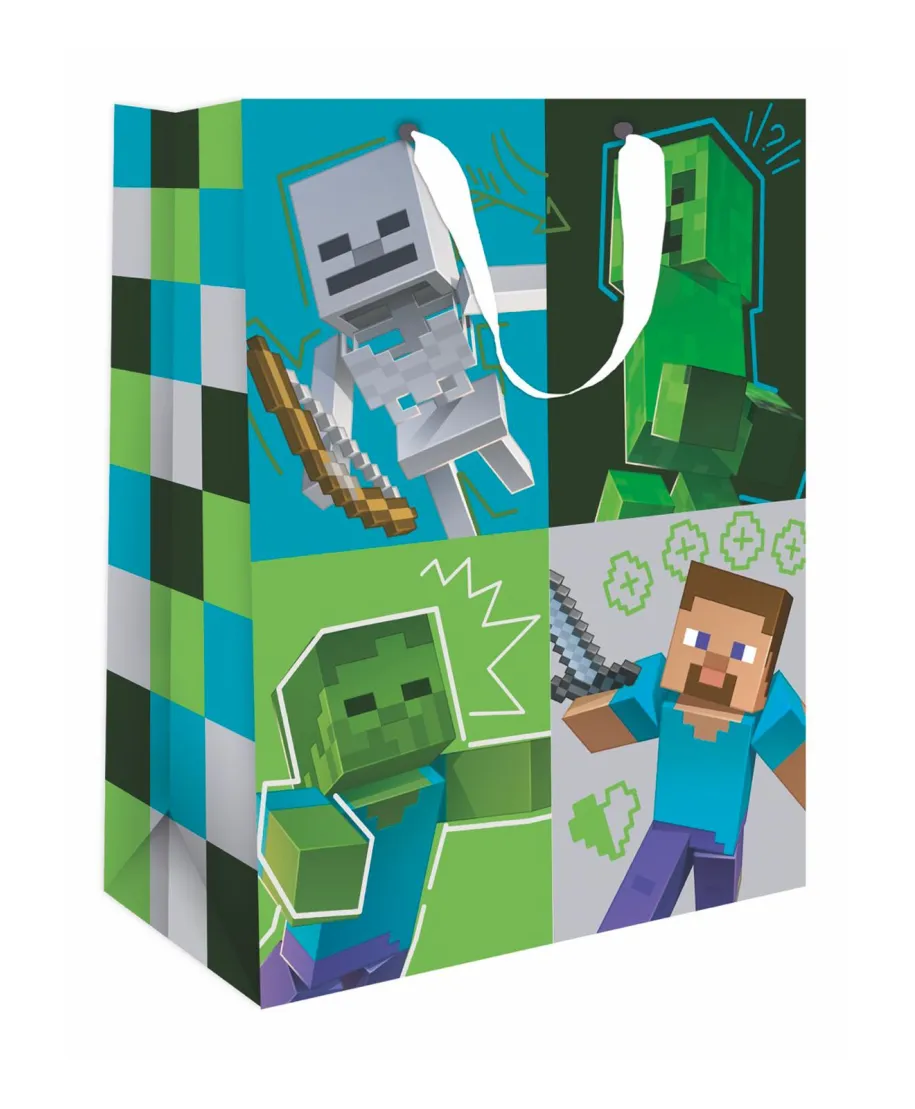 Minecraft - torebka na prezent