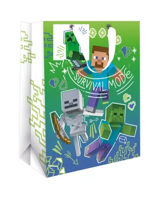 Minecraft - torebka na prezent