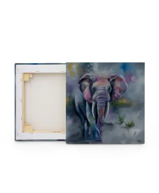 Elephant Stride - obraz na płótnie