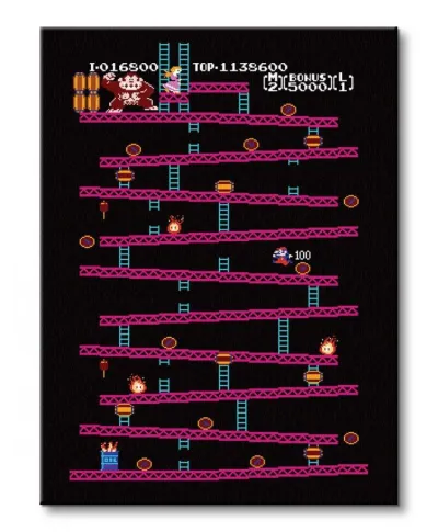 Donkey Kong (NES) - Obraz na płótnie