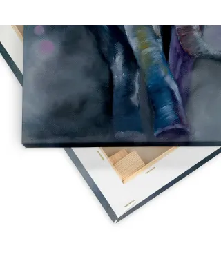 Elephant Stride - obraz na płótnie