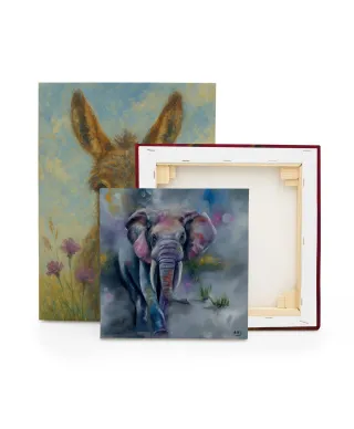 Elephant Stride - obraz na płótnie