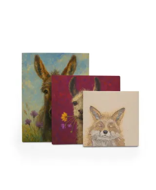 Zen Fox - obraz na płótnie