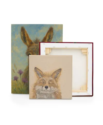 Zen Fox - obraz na płótnie