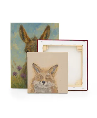 Zen Fox - obraz na płótnie