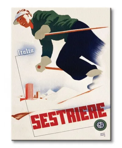 Italia Sestriere - Obraz na płótnie