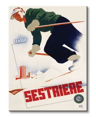 Italia Sestriere - Obraz na płótnie