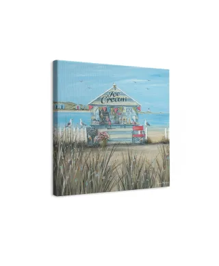 Beach Ice Cream - obraz na płótnie