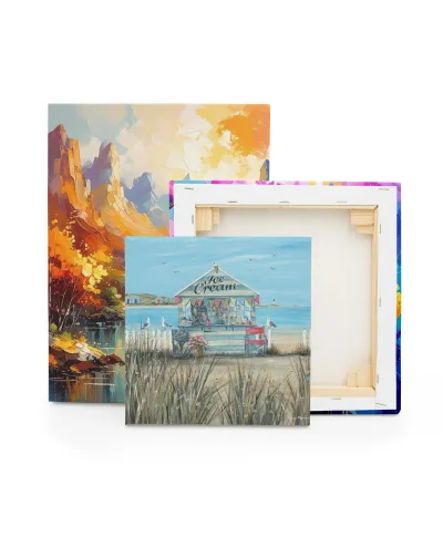 Beach Ice Cream - obraz na płótnie