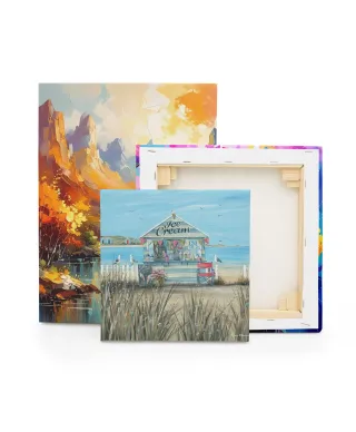 Beach Ice Cream - obraz na płótnie