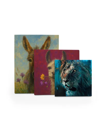 Lion - obraz na płótnie