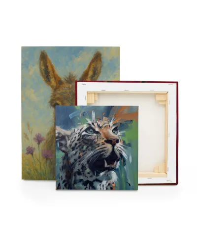 Leopard - obraz na płótnie