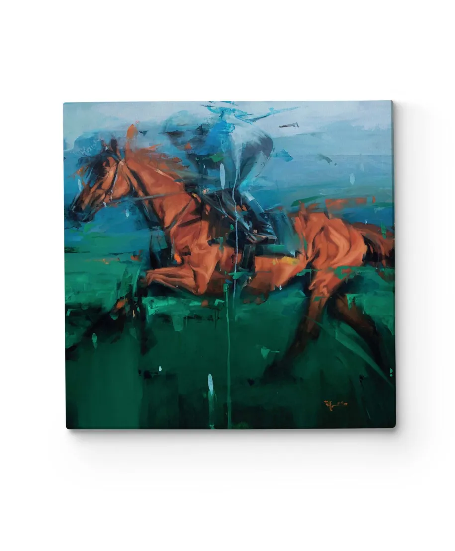 Race Horse - obraz na płótnie