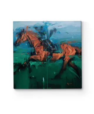 Race Horse - obraz na płótnie