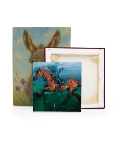 Race Horse - obraz na płótnie