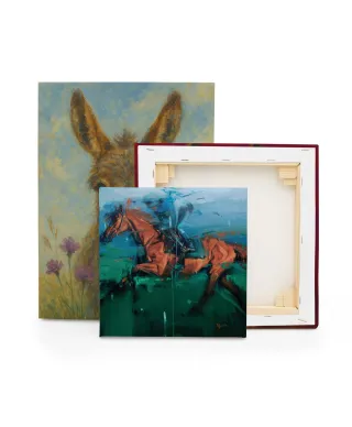 Race Horse - obraz na płótnie