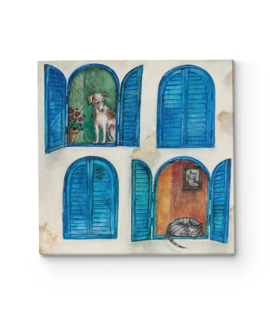 Cat Nap - obraz na płótnie