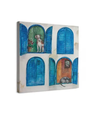 Cat Nap - obraz na płótnie