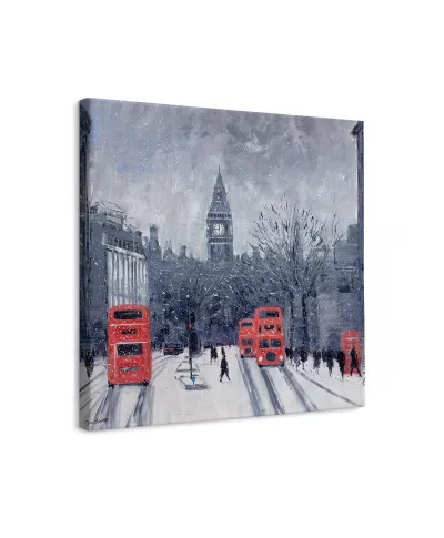 Wintry Whitehall - obraz na płótnie