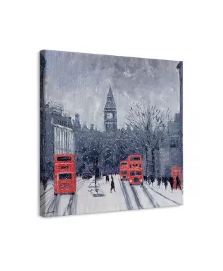 Wintry Whitehall - obraz na płótnie