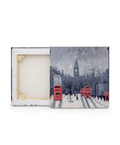 Wintry Whitehall - obraz na płótnie