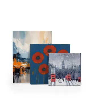 Wintry Whitehall - obraz na płótnie