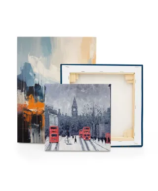 Wintry Whitehall - obraz na płótnie