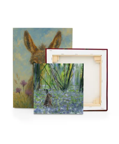 Spring Hare - obraz na płótnie