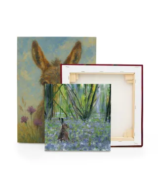 Spring Hare - obraz na płótnie