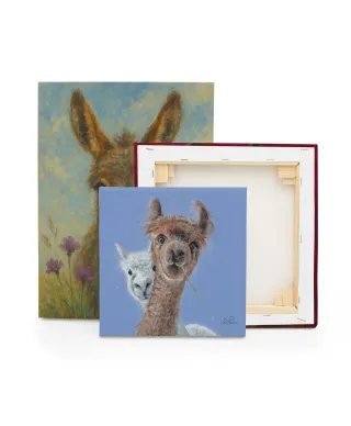 He’s Behind You - obraz na płótnie