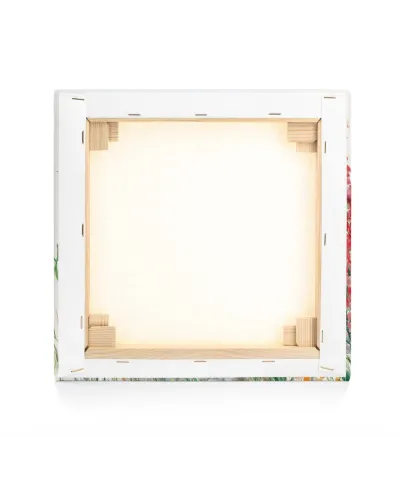 Fox In Flowers - obraz na płótnie