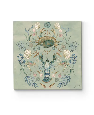 Crustacean Celebration Pebble - obraz na płótnie
