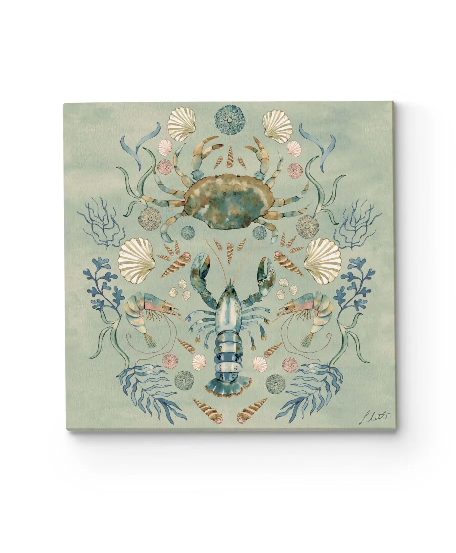 Crustacean Celebration Pebble - obraz na płótnie